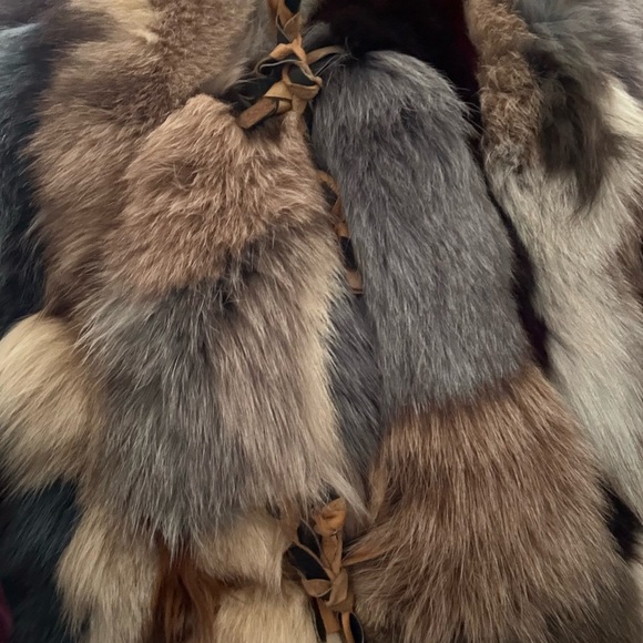 Neiman Marcus custom-made fox fur vest XL large like new very heavy fox fur - Picture 12 of 12